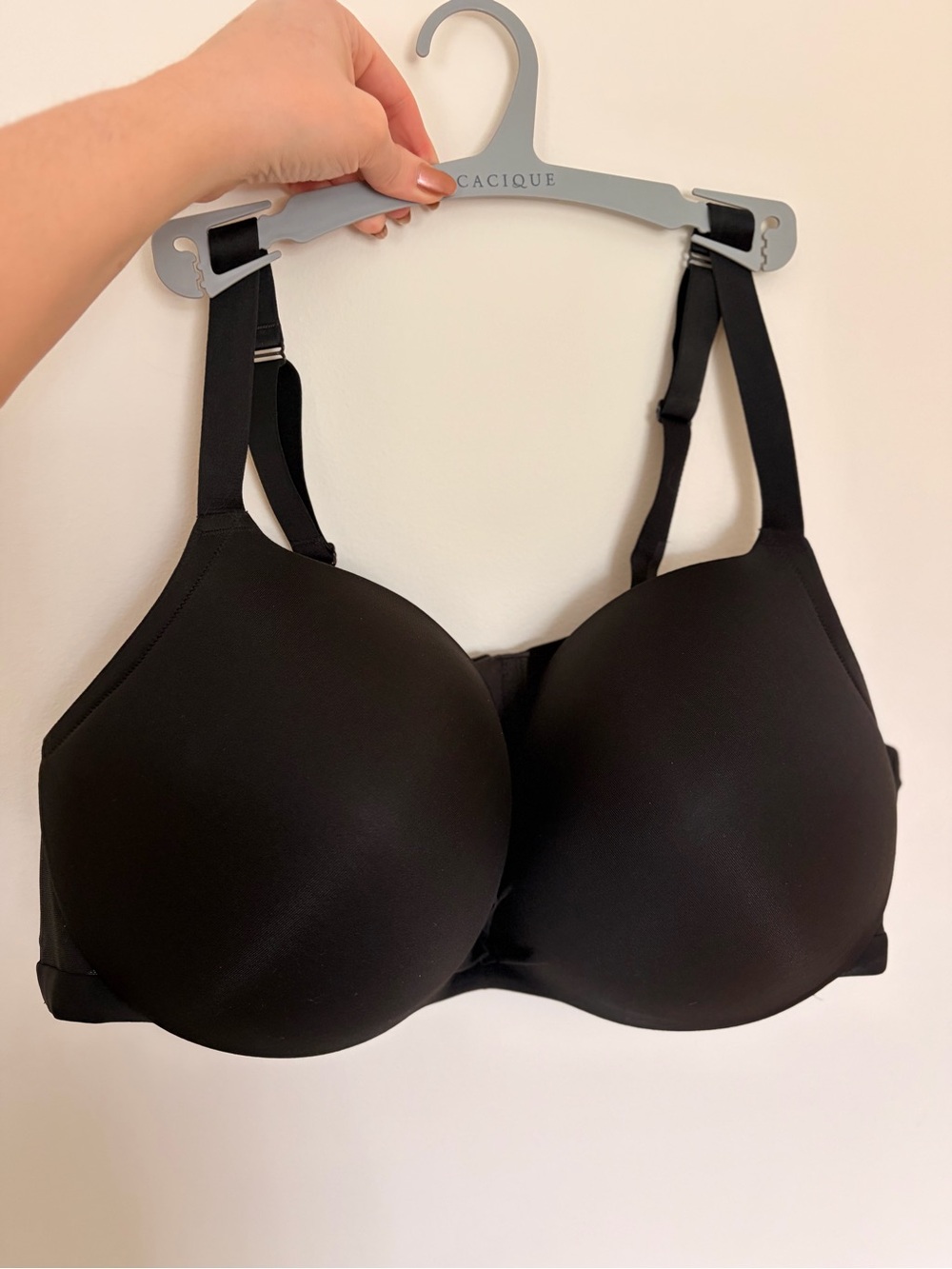 Cacique Black Max Boost Plunge 46DDD